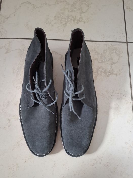 Buty BAUHAUS skórzane zamszowe nowe 46