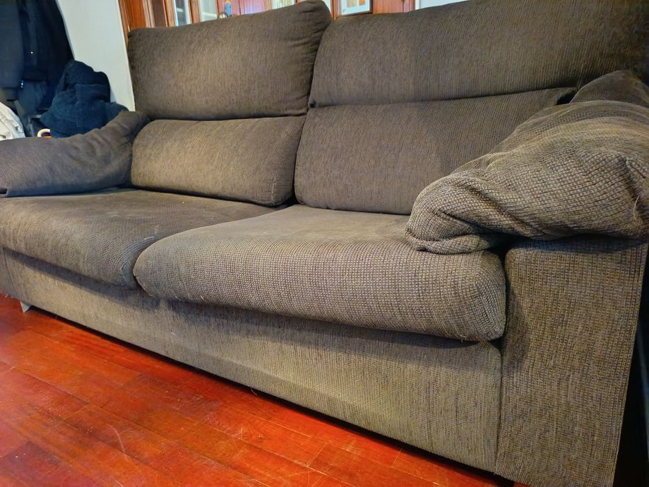 Sofá Castanho 1,95x1,00x1,00