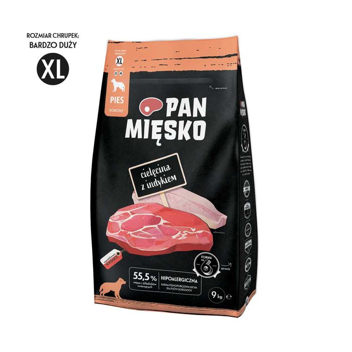 Karma dla zwierząt Pan mięsko 9kg sucha karma dla psa