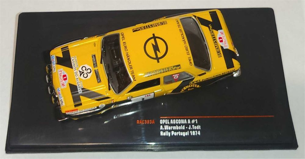 Ixo - Opel Ascona A - Rally de Portugal 1974 - Achim Warmbold