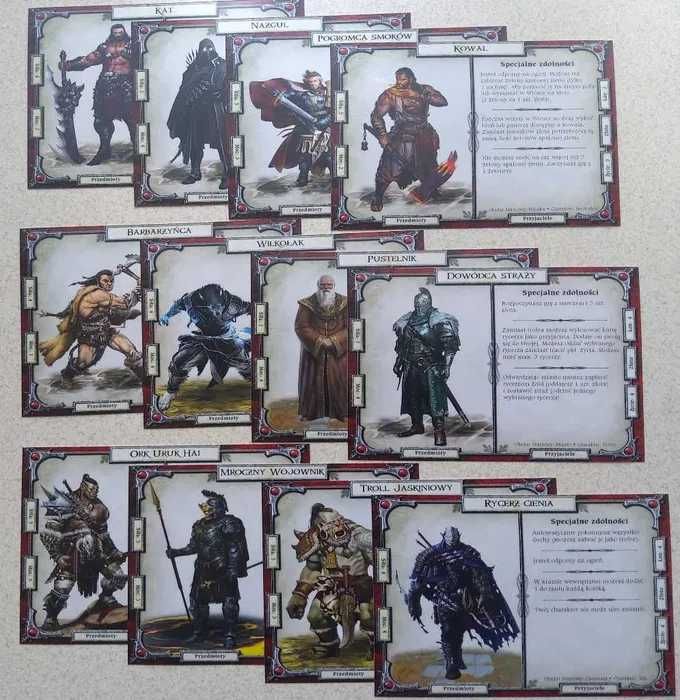 90 kart poszukiwczy do gry Talisman