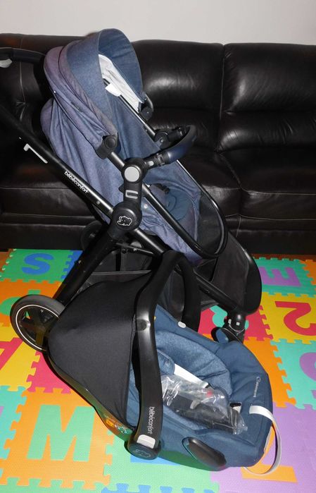 CarrinhoTrio Bébé Confort Zélia + Ovo Rock