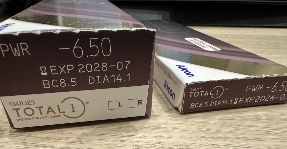 Продам контактні лінзи Delies Total 1 одноденні