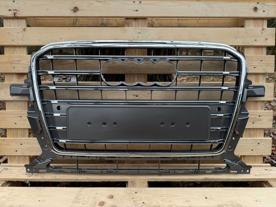 Grill Atrapa Audi Q5 8R 12-16 Po-lift styl SQ5 CHROME GREY