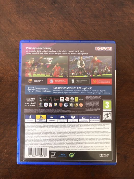 PES 2020 para Playstation4