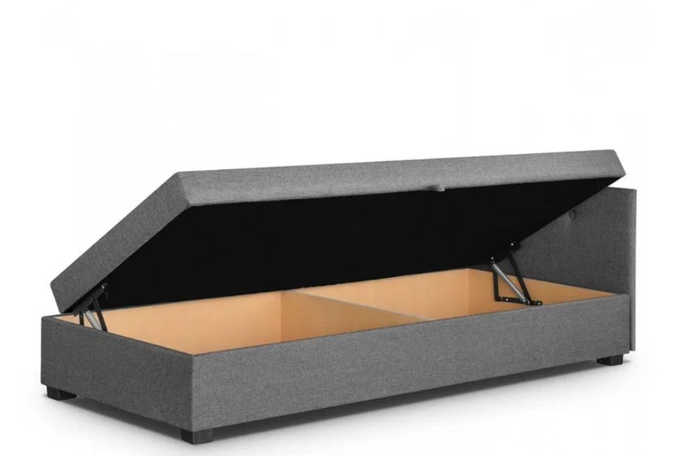 Gdańsk Łóżko Tapczan Jednoosobowe Materac Pojemnik DARMOWA DOSTAWA