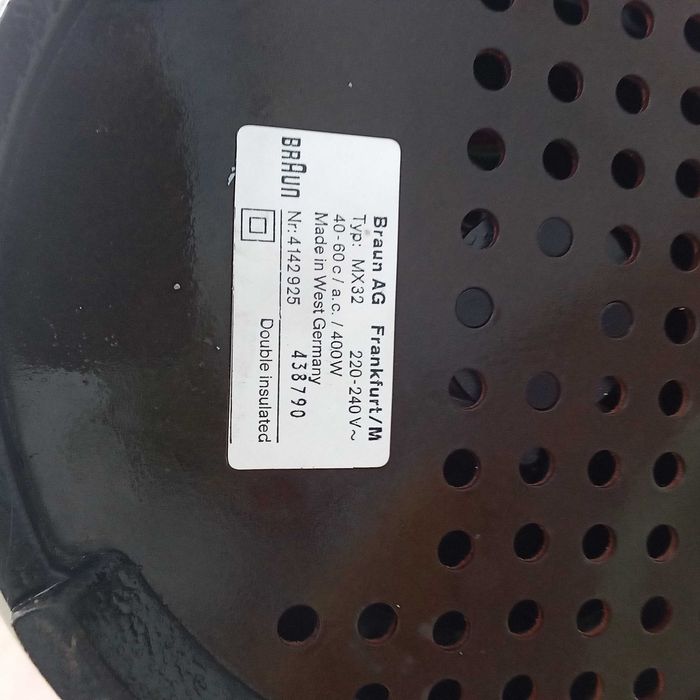 Máquina de fazer sumos, Liquificador da marca Braun