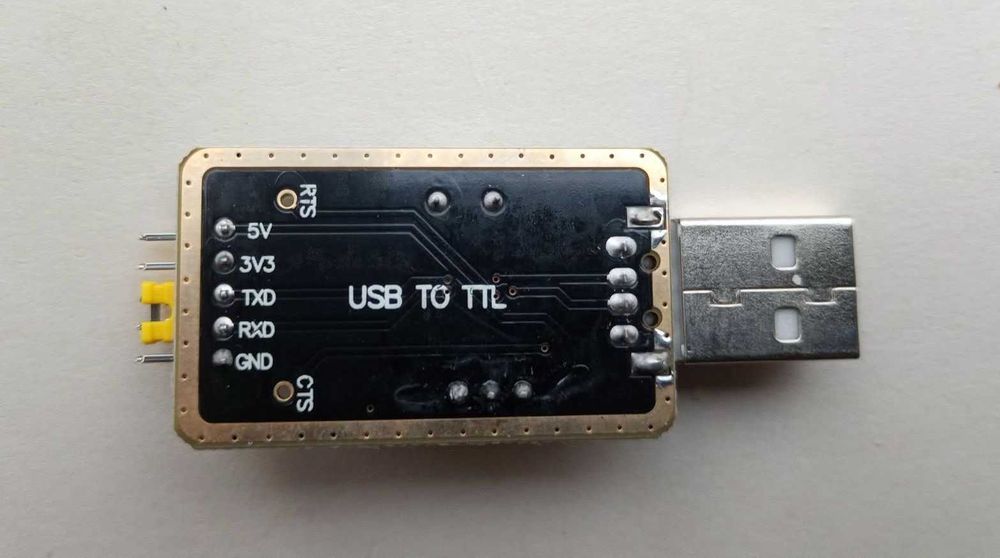 Драйвер UART TTL - USB 2.0 CH340G обмен до 2 Mbps уровни 3 или 5 V