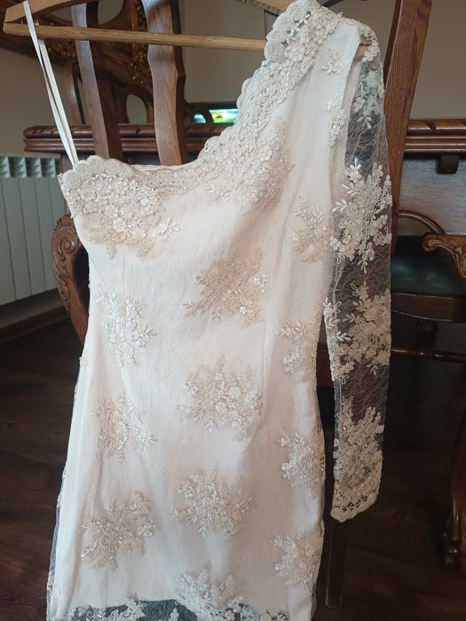 Sukienka EMO ecru 36/34