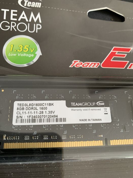 Memoria RAM DDR3L 8GB novo