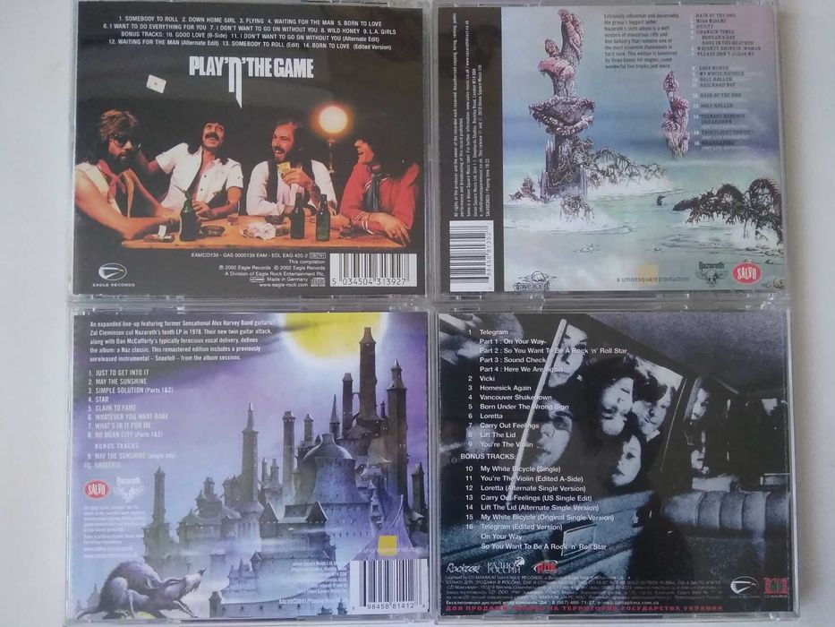 Nazareth/cd-диски.: 200 грн. - CD / DVD / Платівки Запоріжжя на Olx