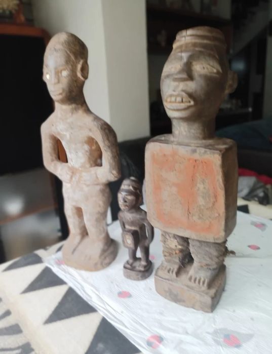 3 estatuetas africanas