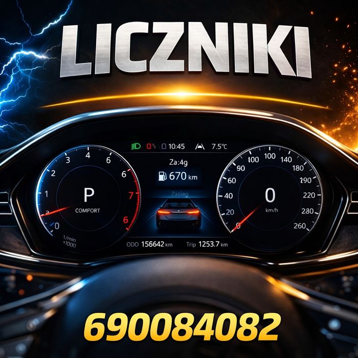 Naprawa liczników po wymianie, licznik, przywracanie przebiegu km