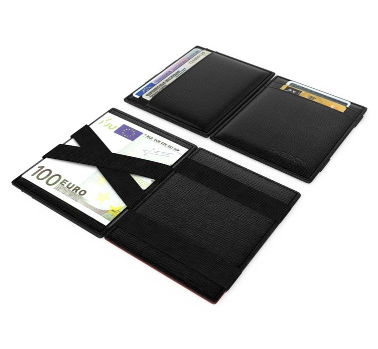 Portfel Męski Dardon Magic Wallet Skóra RFID Czarny