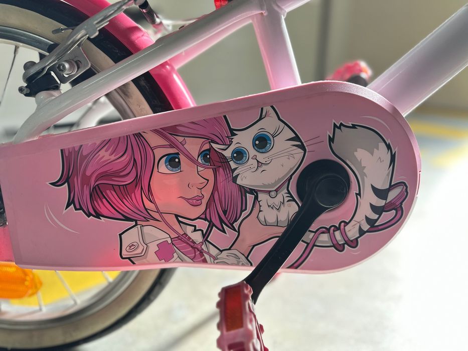 Bicicleta de menina B’Twin 500 Docto Girl (16”)