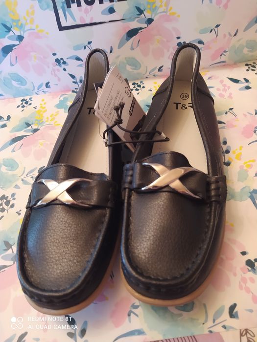 Skórzane buty damskie ze skóry naturalnej