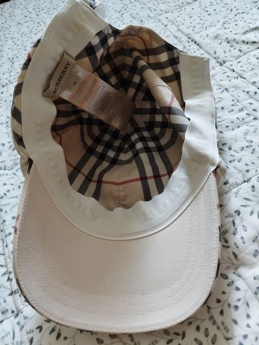 Oryginalna Czapka z Daszkiem BURBERRY Beige Cap – Stan z wadą / Okazja