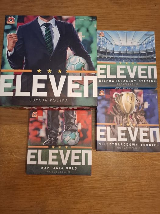ELEVEN: manager piłkarski + DODATKI -Game Found — stan bardzo dobry