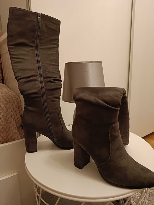 Kozaki  jesienno/wiosenne materiałowe