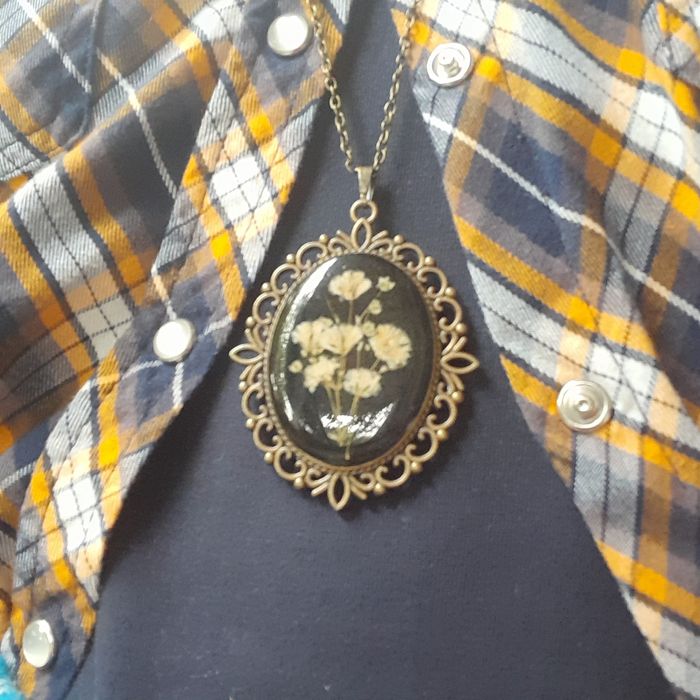 Підвіска жіноча двухстороння Квіти