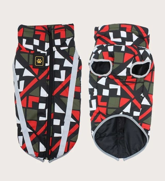 Roupa de cão/Parka impermeável nova