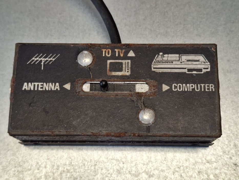 Comutador antena jogos vintage