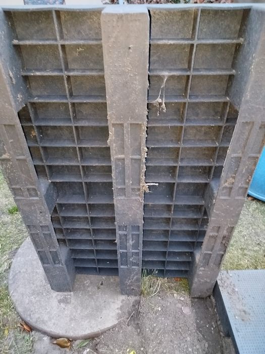 Wzmacniana paleta Euro plastikowa