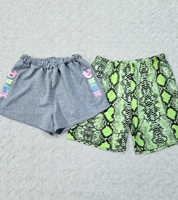 Zestaw szortów dziewczęcych, 2 pary, 146 / 152