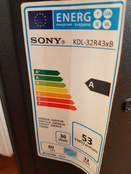 Telewizor SONY 32 BRAVIA LED  z oryginalnym pilotem i kartonem