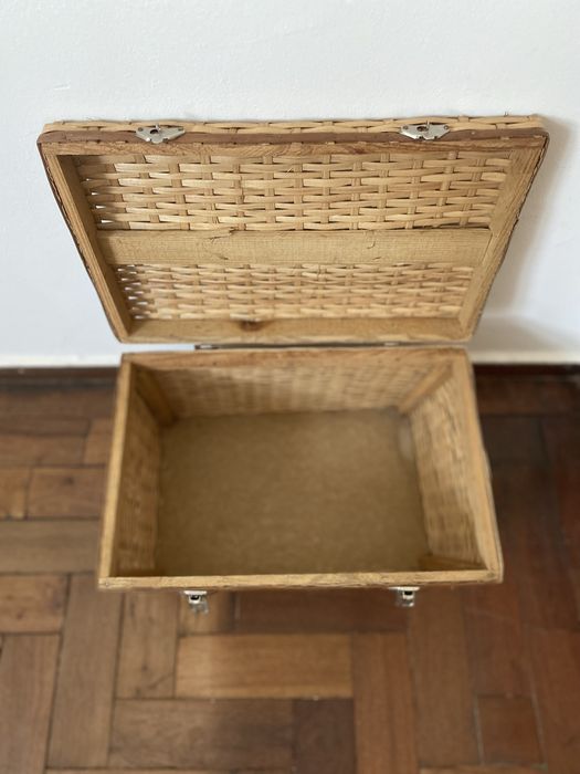 Cesto Vintage Artesanal - anos 60