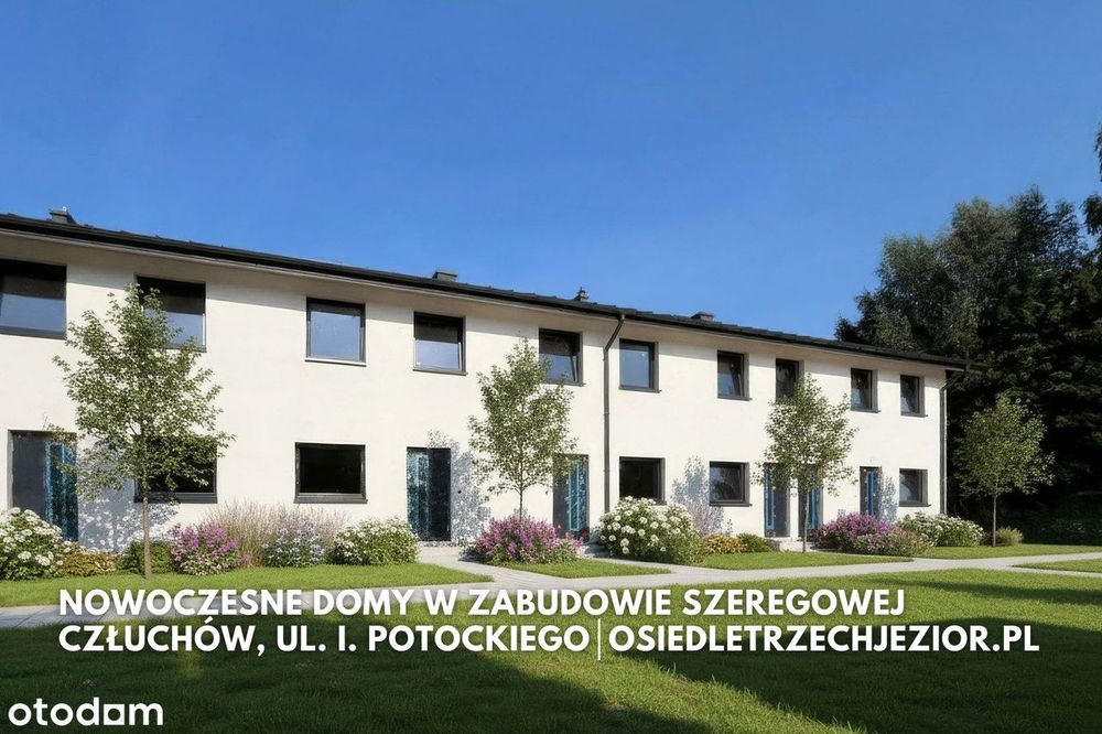 3 domy | Działka 133 m² | Osiedle 3 Jezior | Człuchów, ul. Potockiego