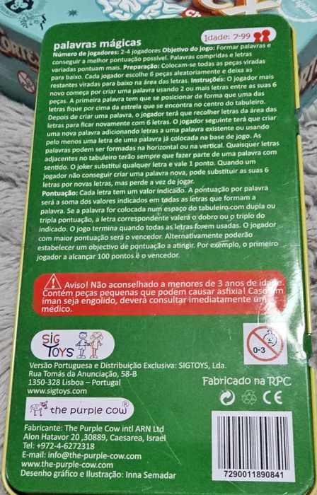 Jogo Magnético palavras mágicas