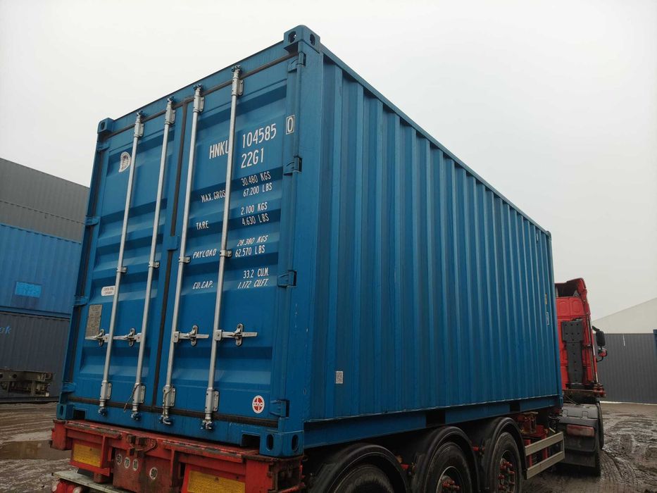 Kontener morski 20'DC IICL bardzo dobry stan po kilku podróżach 6m magazyn transport HDS