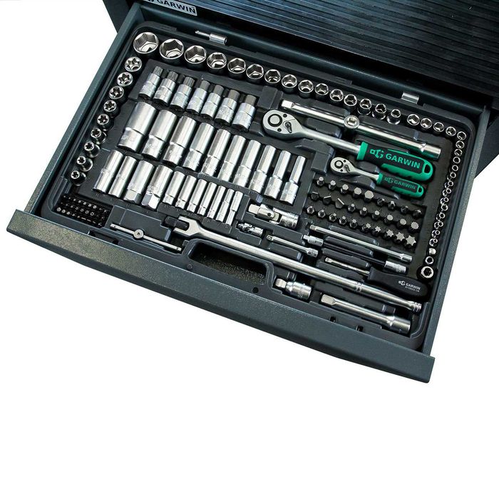 Набір інструментів Garwin Pro 108 ел хром-ванадій набор головок ключей