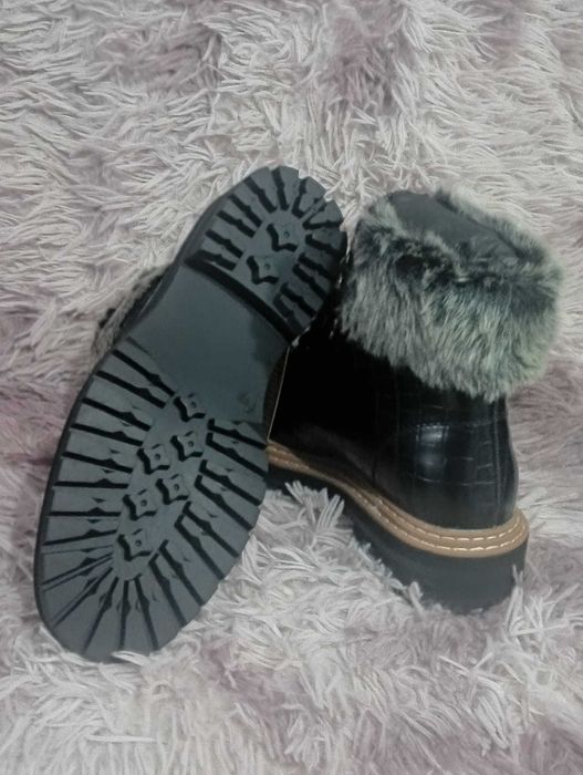 Ocieplane buty za kostkę