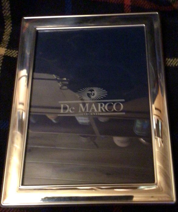 Moldura de prata conjunto 4