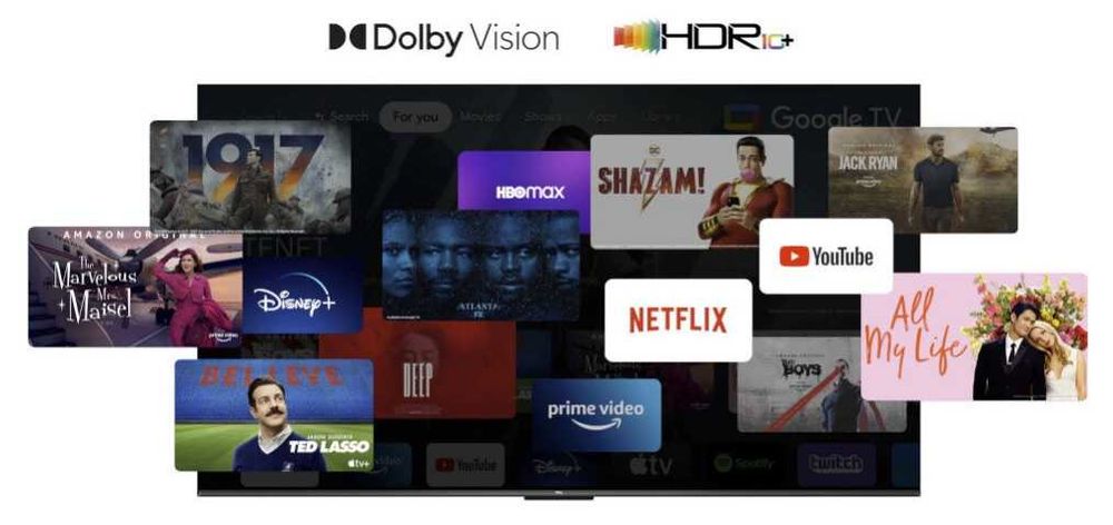 Telewizor TCL 55C655 QLED 4K Google TV Dolby Vision Dolby Atmos,