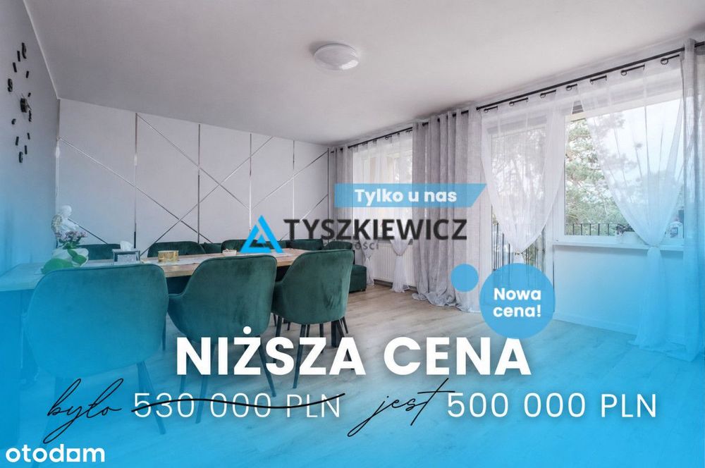 Okazja! 3-pokoje, garaż, piwnica - Kaliska