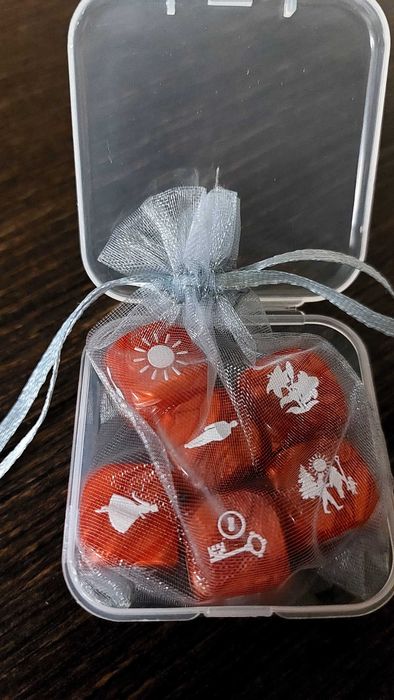 Кубики Ленорман, 6 шт, оракул для ворожіння