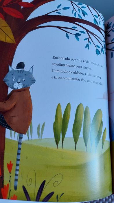 Livro infantil "o gato que não  tinha amigos"