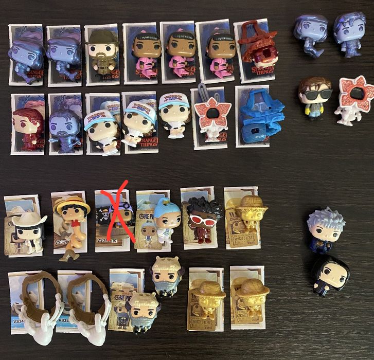 Kinder joy one piece stranger things harry potter