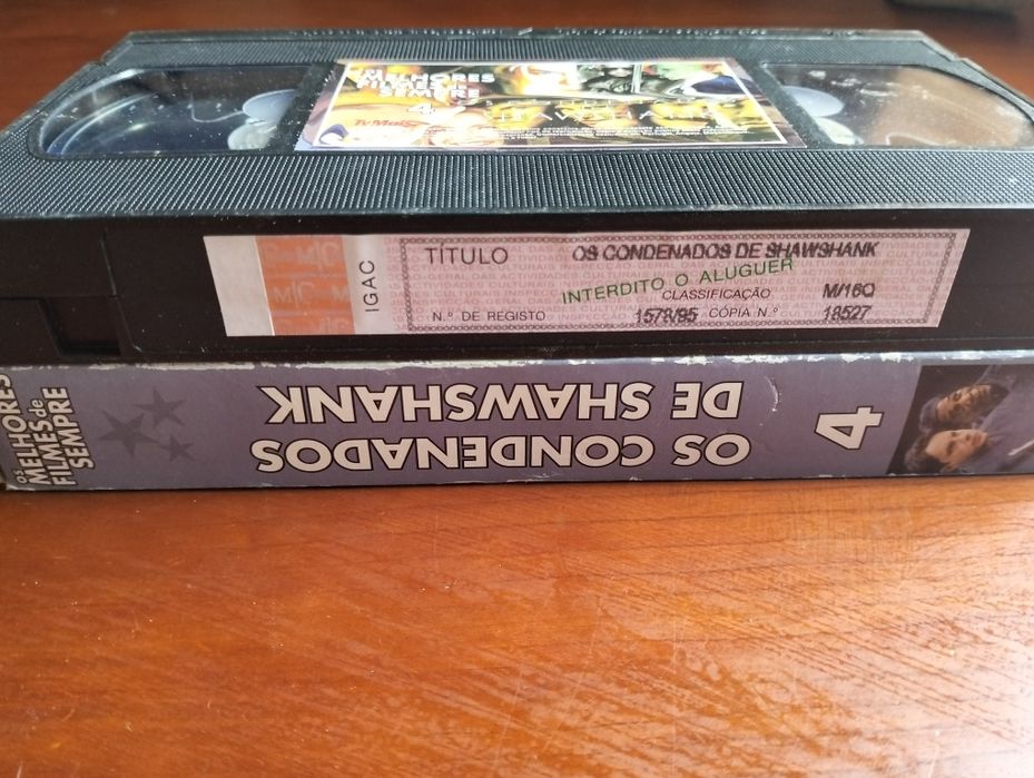 VHS Os Condenados de Shawshank