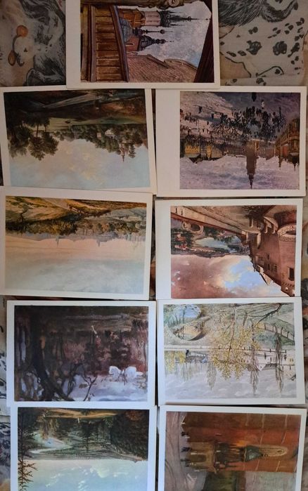 Pocztówki  tematyczne pejzaże