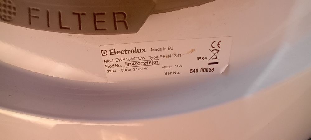 Pralka electrolux slim stan dobry uszkodzone dzwi odbiór na już