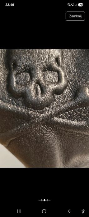 Włoskie buty skóra naturalna Philipp Plein.