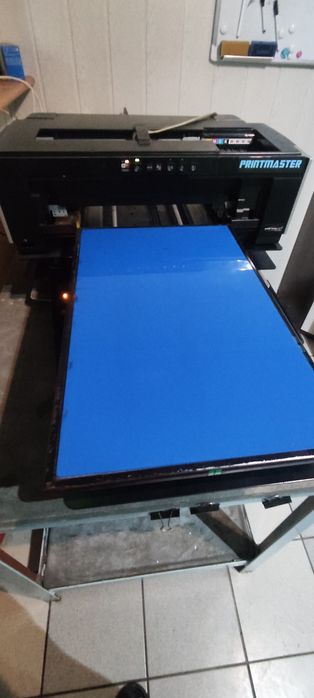 Zestaw Drukarka DTG PRINTMASTER + laptop+prasa transferowa + dodatki