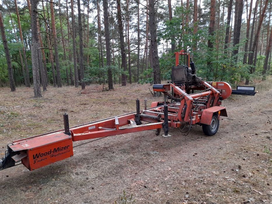 Tartak Mobilny Objazdowy Spalinowy Wood-Mizer-Belki- Krokwie-Deski- Dojazd do Klienta