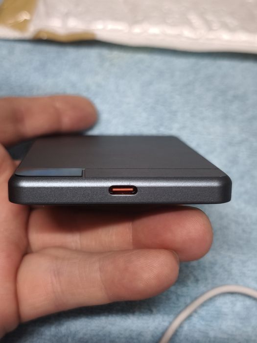 Carregador Magnético Qi 2 Sem Fio PD20W Super Rápido para Powerbank Magsafe para iPhone, Apple Watch, Samsung, Xiaomi