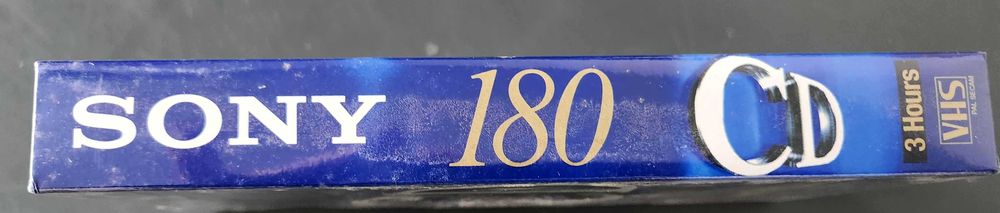 Cassete VHS Sony E180 nova