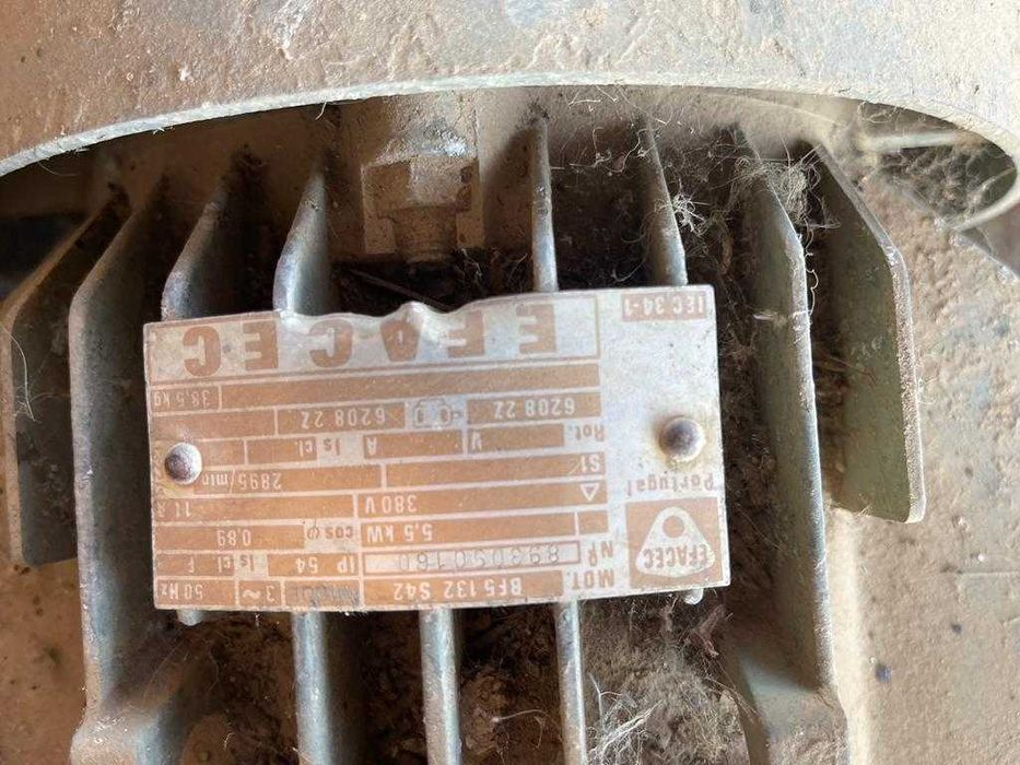 2x Grupo Motobomba Rega, com Motor Electrico Trifasico da EFACEC